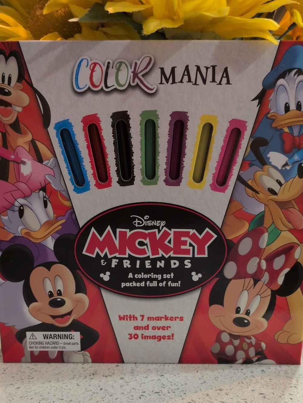 DISNEY Mickey & Friends Color Mania Coloring Set - 30 Images